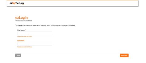 eztaxreturn sign in.